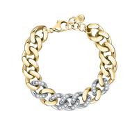 BRACCIALE BIG CHAIN WHITE CRYSTALS GOLD J19AUW04 One Size