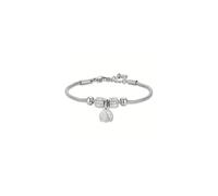 Bracciale Bimba Luca Barra JB183 In Acciaio Con Coccinella E Strass