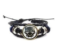 Bracciale Black Panther Wakanda King T'Challa 3D Braccialetto Eroe Fan