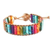 Bracciale bohémien intrecciato a mano for donna | Gioielli artigianali eleganti e unici(Circle)