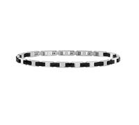 Breil Collezione CERAMIC BRICK, Bracciale Uomo in Acciaio, Ceramica, Gioiello idee regalo uomo