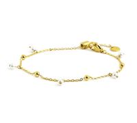 Bracciale catena con sfere e perle