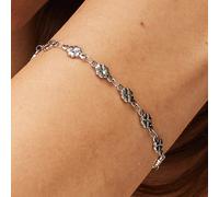 Bracciale Catena Di Quadrifogli Sagapo Donna Regalo Ragazza Acciaio SHK96