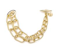 BRACCIALE CATENA FANTASIA OVALE DORATO 2363 One Size