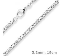 Bracciale Catena Reale Bracciale D'Argento Gioielli In Argento 925 19Cm