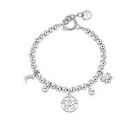 Bracciale CHAKRA acciaio, fiore di loto e cristalli Brosway Donna BHKB115