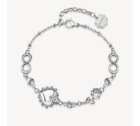 Brosway Bracciale Donna in Argento, Elegante Design con Cristalli e Rose, Collezione BHKB281