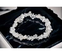 Bracciale chip Quarzo Ialino Bracciale Chip Tormalina Pietra Burattata Ialino Ex