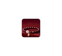 Bracciale Cina Naturale Feng Shui Shui Prosperità Purple Red Cinnabar Simboli incisi