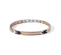 Bracciale Comete da uomo in acciaio trattato pvd rosa e nero UBR 1124