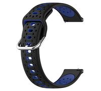 Bracciale compatibile con Samsung/Huawei/Garmin, cinturino in silicone 20 mm, comodo per l'uso quotidiano, cinturino per orologio, cinturino di ricambio per donna uomo