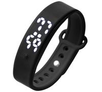 Bracciale con allarme vibrante, sveglia silenziosa con 10 allarmi giornalieri e misurazione della temperatura corporea