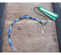 bracciale con argento 925 e cristallo blu da polso polsino uomo