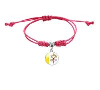 Bracciale Con Bandiera Della Città Del Vaticano, Intrecciato A Mano, Con Bandiera Nazionale, Regolabile, A Forma Di Coda, Souvenir, Gioiello Intrecciato Originale Per Uomo, Donna, Coppia, Regalo, Co