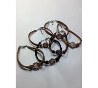 BRACCIALE CON CAMMEO CENTRALE E CORDONCINO COLORATO (OOB0025)