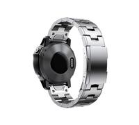 Bracciale Con Cinturino In Metallo Titanio Quick Fit Da 22mm 26mm Adatto For Cinturino Garmin Fenix 7X 7/6 Pro / 5 Plus/Instinct/Epix(Silver,D2 Delta PX)