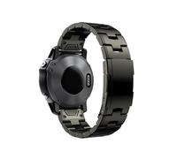 Bracciale Con Cinturino In Metallo Titanio Quick Fit Da 22mm 26mm Adatto For Cinturino Garmin Fenix 7X 7/6 Pro / 5 Plus/Instinct/Epix(Titanium gray,22 Forerunner 955)
