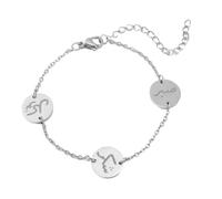 Bracciale con ciondolo in acciaio inox, gioiello islamico, moneta, braccialetto alla moda per ogni occasione