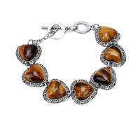 Bracciale con Cuore di Naturale, Design Unico | Ideale per i viaggi, tocco morbido, dimensioni compatte, esalta il fascino personale, adatto a tutte le occasioni