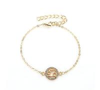 Bracciale Con Dodici Segni Zodiacali Cancro Bracciale Con Diamanti - Braccialetto Tondo Ritagliato Alla Moda, Ariete Toro Gemelli Cancro Leone Segno Zodiacale Gioielli Regalo Per Coppia Di Studenti,
