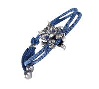 Bracciale con drago intrecciato - Bracciale vintage Drago, elegante bracciale da donna, accessorio alla moda, idea regalo per San , elegante gioiello fatto a mano per feste, Siehe
