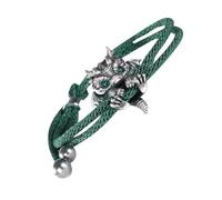 Bracciale con drago intrecciato - Bracciale vintage Drago, elegante bracciale da donna, accessorio alla moda, idea regalo per San , elegante gioiello fatto a mano per feste, Siehe