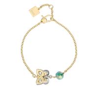 Bracciale con farfalla e perlina metallo vetro resina Collezione Dedicato a te
