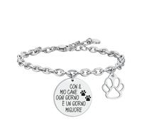 Bracciale CON IL MIO CANE OGNI GIORNO È UN GIORNO MIGLIORE Luca Barra Donna