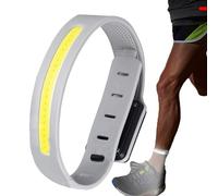 Bracciale con luce - Fascia luminosa per corsa, fascia con luce LED | Bracciale con luce di sicurezza notturna, alimentato da una batteria da 350 mAh, per andare in bicicletta, camminare, corsa, con