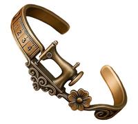 Bracciale con Macchina da per Donne Gioiello Floreale Vintage Regolabile
