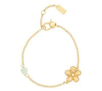 Bracciale con margherita e perla a goccia