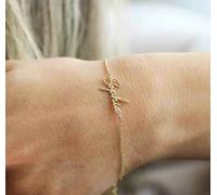 Bracciale con Nome Oro 18 kt, scritta poersonalizzata donna bambina ragazza