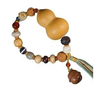 Bracciale Con Pendente Zucca Diciotto Semi Ornamento Portatile Multitesoro | Bracciale con ciondolo a forma di zucca, 18 perline, perline di preoccupazione portatili