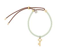 Bracciale con perline colorate e pendente chiave