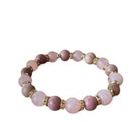 Bracciale con perline da 8 mm Braccialetti pietre di cristallo Uomo Donna Fortunato Amore Ricchezza Gioielli energetici Regali for feste compleanno