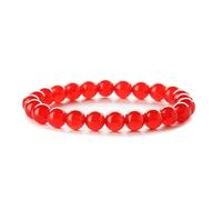 Bracciale con perline in pietra fiammeggiante for uomo e donna | Accessorio di gioielleria in stile punk(Redagate)