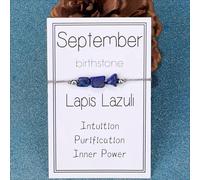 Bracciale con pietra del mese - Settembre / Lapis Lazuli