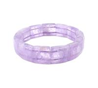 Bracciale con pietre di cristallo Tianhe geometriche - Gioielli con pietre preziose sfaccettate realizzate a mano for uomini e donne(LavenderAmethyst)