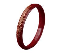 Bracciale con Pietre preziose Naturali, Braccialetto con Pietre di intagliate con scritture buddiste Talismano Bracciale con Pietre preziose Naturali in Stile Cinese retrò buona Fortuna amuleto