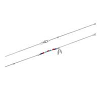 Bracciale Con Piume E Pietre Di Colore Argento Massiccio 925/1000