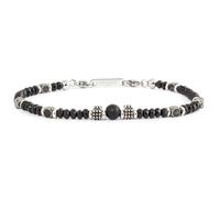 Bracciale con SFERE in pietra ed elementi in ematite