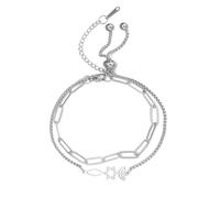 Bracciale con sigillo messianico per donna Stella di David Pesce di Gesù Bracciale Menorah Croce di Gerusalemme Amuleto religioso ebraico Gioielli di Hanukkah Regalo Simbolo di preghiera (argento 2)