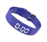 Bracciale con sveglia silenziosa, orologio da polso con timer silenzioso, sveglia con vibrazione regolabile, per dormire, viaggi, donne, uomini, adulti, ragazze, bambini, anziani
