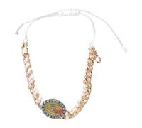 Bracciale con trapano a punti della Vergine Maria Bracciale tessuto a mano che può essere indossato da uomini e donne come regalo o preghiera Vergine Maria a 4 colori per donne Braccialetti per uomini