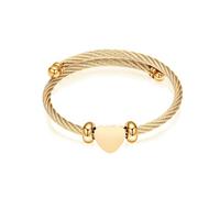 Bracciale con urna a forma di cuore per cenere da donna, in acciaio inox, con ciondolo a forma di cenere