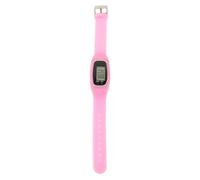 Bracciale Contapassi Elettronico Rosa in Silicone per Camminare | Display Chiaro e Leggibile, Batteria Ag10 da 1, 5 V Inclusa, senza Telefoni Né Applicazioni Richieste