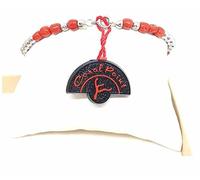 BRACCIALE CORALLO E PERLE IN ARGENTO VARIE MISURE