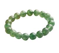 Bracciale cristallino di cristallo di ricchezza feng shui bracciale cristallino in quarzo alla fragola verde naturale attira il talismano di ricchezza per denaro per la prosperità buona fortuna,