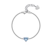 Bracciale Cuore Celeste Donna da Abbinare ad Ogni Outfit Acciaio Sagapo SDZ70