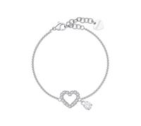 Bracciale Cuore con Cristalli Sagapo Donna Acciaio SWN11